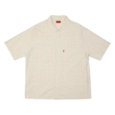 LEVI'S Red Tab Mens Shirt Yellow Plaid XL