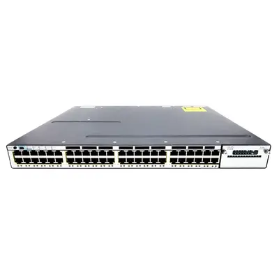 Cisco WS-C3750X-48P-S-V07 | Catalyst 3750-X Series C3750X-48P 48 x RJ-45 Ports PoE+ 10/100/1000Base-T Layer 3 Managed Rack-mo...