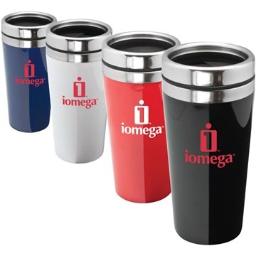 144 Customized BRAWLEY - 16 OZ TRAVEL TUMBLER - Stainless Steel & ...