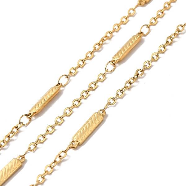 Ion Plating(IP) 304 Stainless Steel Rectangle Link Chains