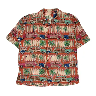 Beck Sport Hawaiian Shirt - Large Multicoloured Viscose