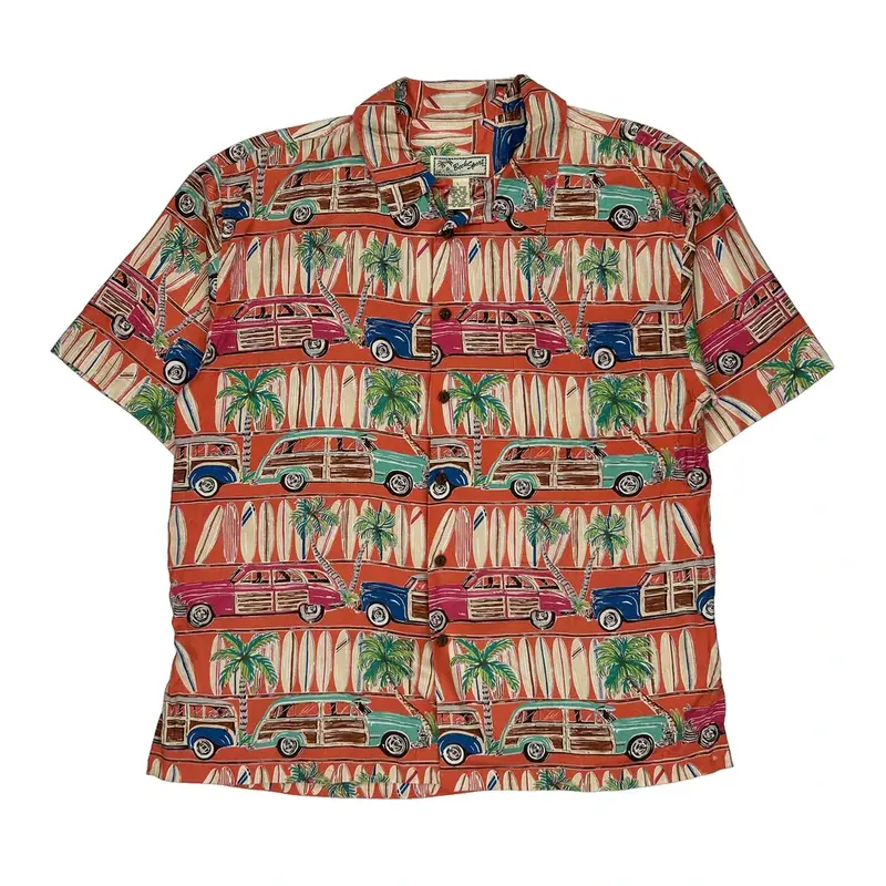 Beck Sport Hawaiian Shirt - Large Multicoloured Viscose