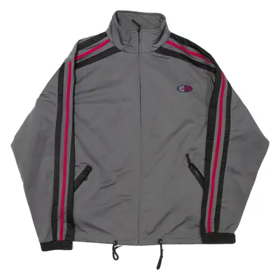 TOWN TROOPER Mens Track Jacket Grey XL