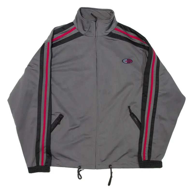 TOWN TROOPER Mens Track Jacket Grey XL