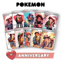 Pokemon Anniversary Card - Choose from 17 Inclusive Styles - Custom Fan-Art Designs - Cute and Adorable Anniversary Couple Gi...