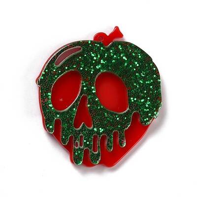 DIY Acrylic Hallowmas Pattern Earrings Pendants