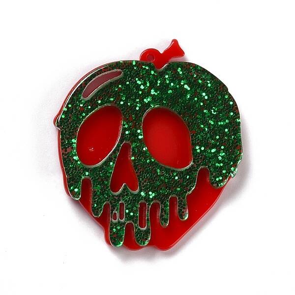 DIY Acrylic Hallowmas Pattern Earrings Pendants