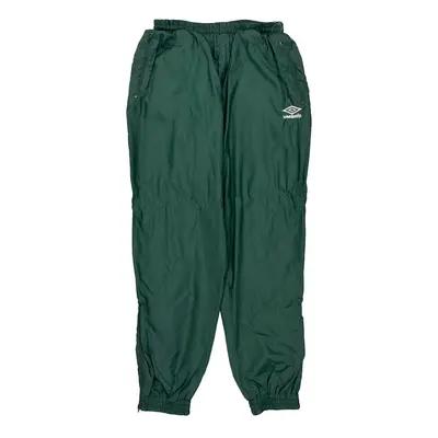 Umbro Tracksuit - Large Green Polyamide