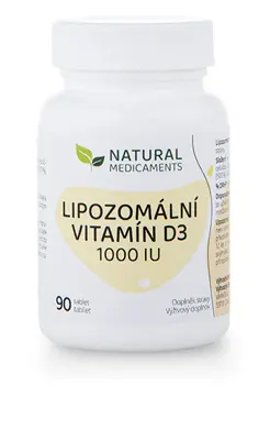 Natural medicaments Liposomal Vitamin D3 1000 IU 90 Tablets