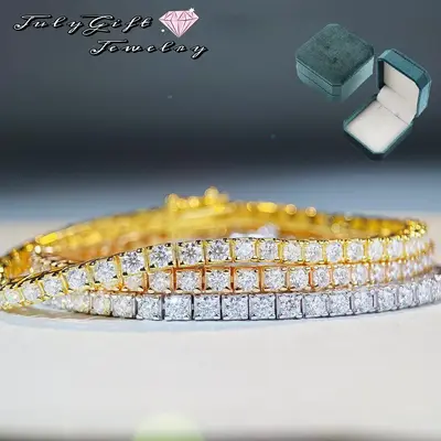 Tennis Bracelet for Women and Men 3mm-7mm Size 6-8.5 inches