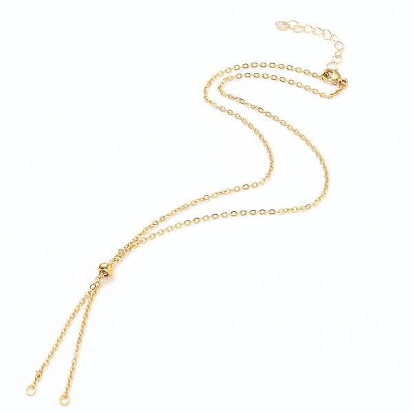 304 Stainless Steel Cable Chain Necklace Making