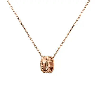 Daniel wellington Elegant Bronze Necklace with Circular Pendant Elevation DW00400194