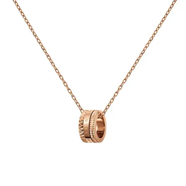 Daniel wellington Elegant Bronze Necklace with Circular Pendant Elevation DW00400194