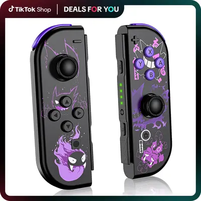 Game Controller (L/R) Switch Controller- Wireless Game Controller Ghost Console Joystick