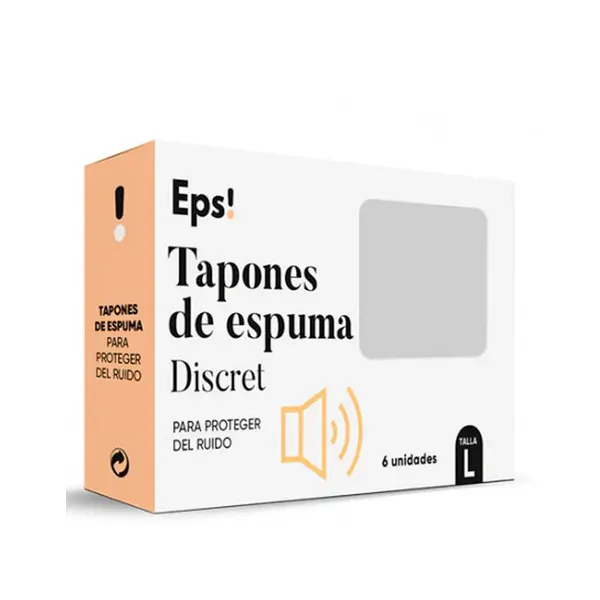 Foam earplugs EPS Discreet 6 units Size L