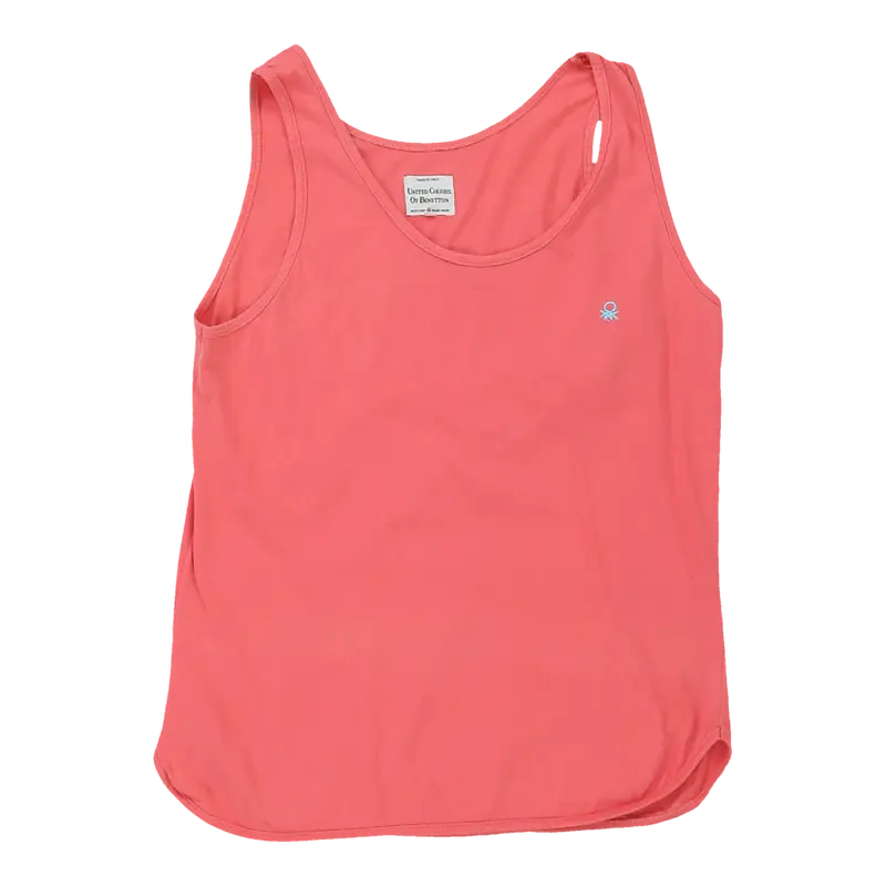 Benetton Vest - Medium Red Cotton