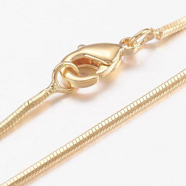 Brass Snake Chain Necklaces
