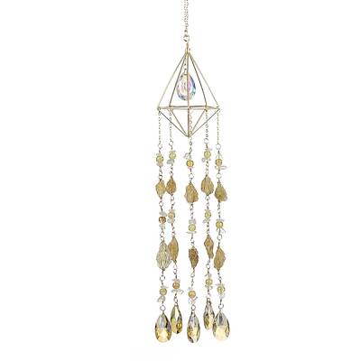 Rough Raw Natural Citrine Wind Chime