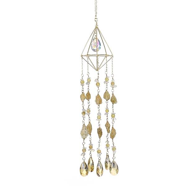 Rough Raw Natural Citrine Wind Chime