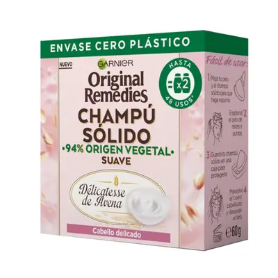 Garnier Original Remedies Solid Shampoo for Delicate Hair 60g