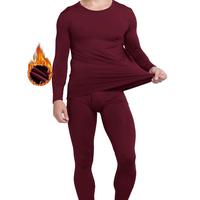 Classic Men's Long John Thermal Underwear Set for Loungewear Comfort - Lightweight and Breathable, Durable Fabric Menswear
