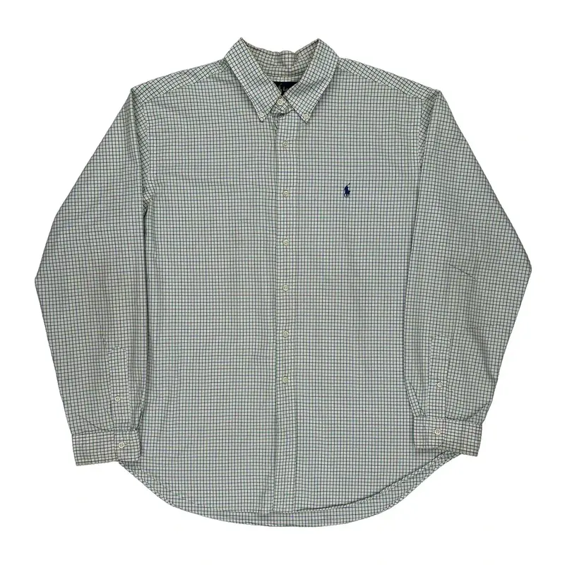 Ralph Lauren Checked Shirt - 2XL White Cotton | Size: xx-large