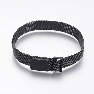 PVD Vacuum Plating 430 Stainless Steel Mesh Bracelet Making
