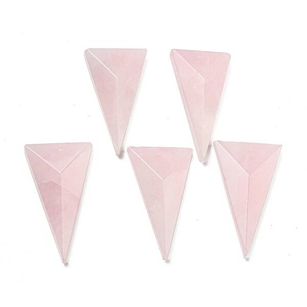 Natural Rose Quartz Pendants