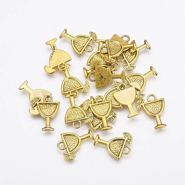 Tibetan Style Tropical drink Alloy Pendants