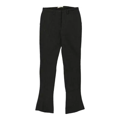 Prada Flared Trousers - 29W UK 10 Black Wool | Size: UK 10