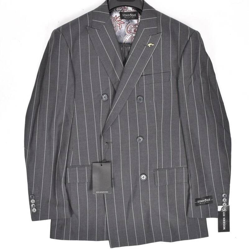 1695-12 Dominique Wilkins Vested Peak Lapel Suit