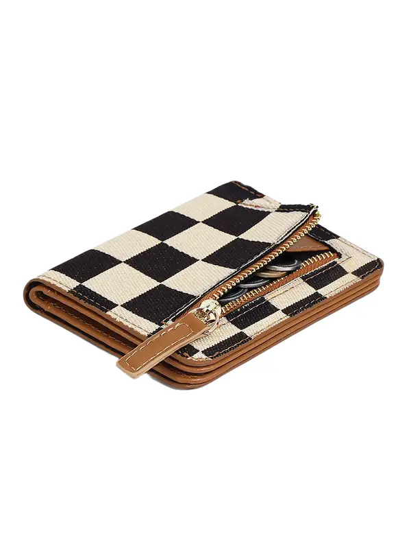 Women's Minimalist  Card Holder, Casual Versatile Zipper Card Holder, Trendy All-match Wallet for Daily Use