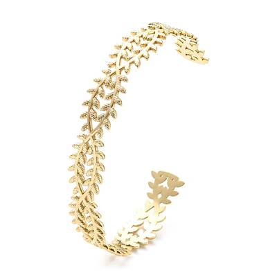 304 Stainless Steel Leafy Branch for Women
