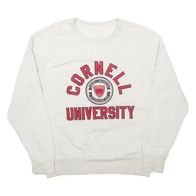 Cornell University Mens Sweatshirt Grey USA M