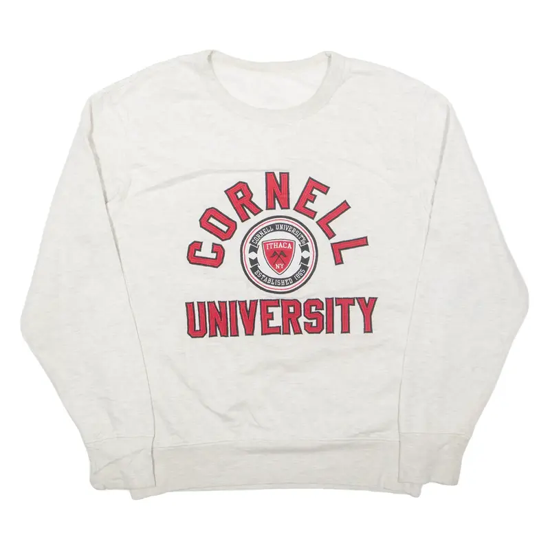 Cornell University Mens Sweatshirt Grey USA M