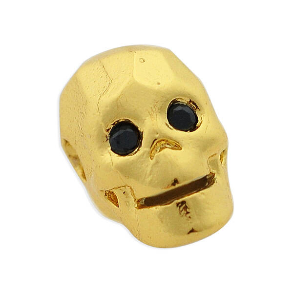 Brass Micro Pave Cubic Zirconia Beads