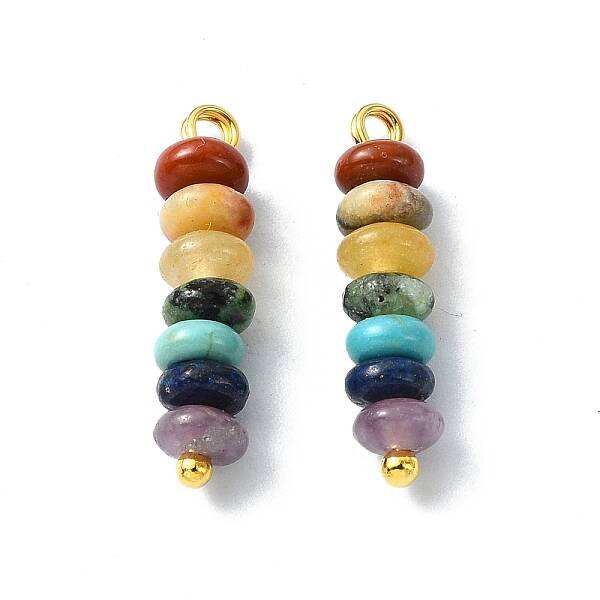7 Chakra Gemstone Beaded Pendants