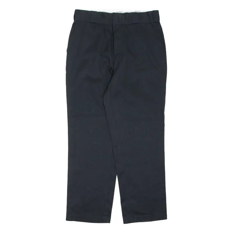 DICKIES Chino Mens Trousers Black Regular Straight W30 L27