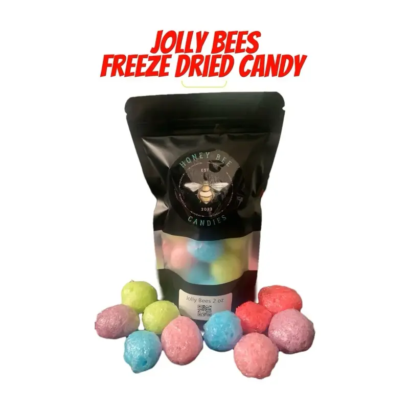 Jolly Bee Fruit Crunchies Freeze-Dried Sweet Snack - Candy Bonbon