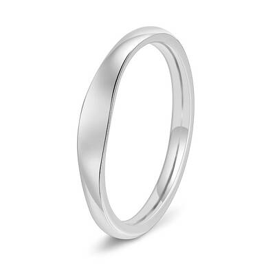 Stainless Steel Plain Band Rings