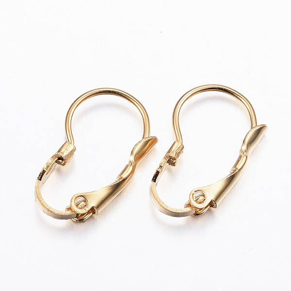 304 Stainless Steel Leverback Earring Findings