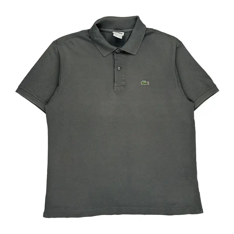 Lacoste Polo Shirt - Large Grey Cotton | Size: large