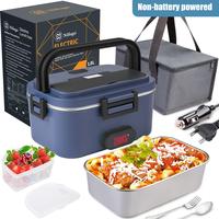 Nifogo Electric Lunch Box, Portable Food Heater with Tableware & Dish Cloth & Lunch Bag, Car & Home Portable Electronic Food ...