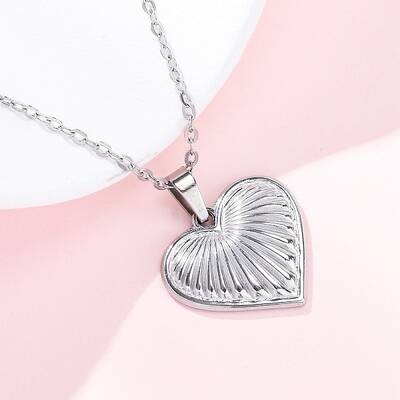 Heart 304 Stainless Steel Pendant Necklaces