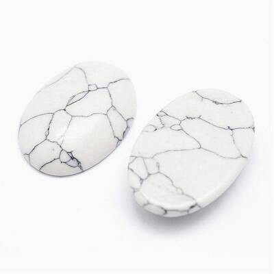 Synthetic Howlite Cabochons