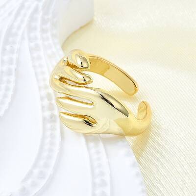 Brass Cuff Rings for Women