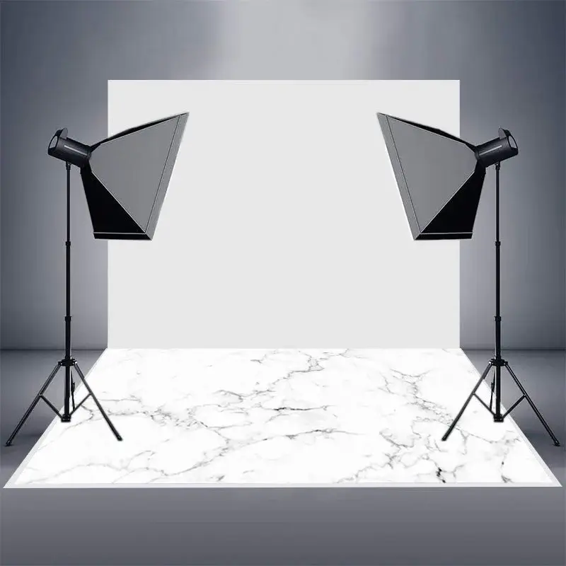 White Griotte Texture Photography Rubber Floor Mat - Aperturee
