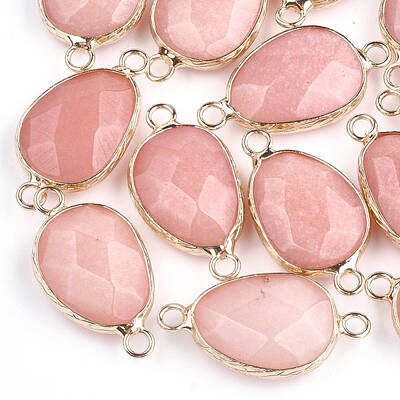 Natural White Jade Links connectors