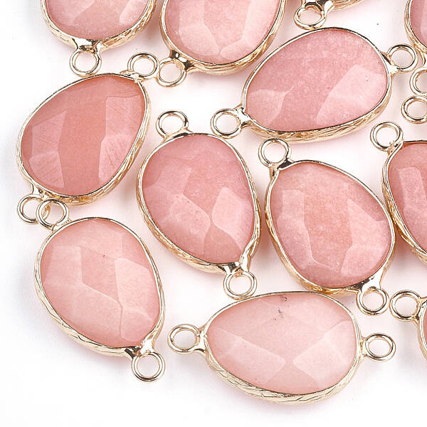 Natural White Jade Links connectors