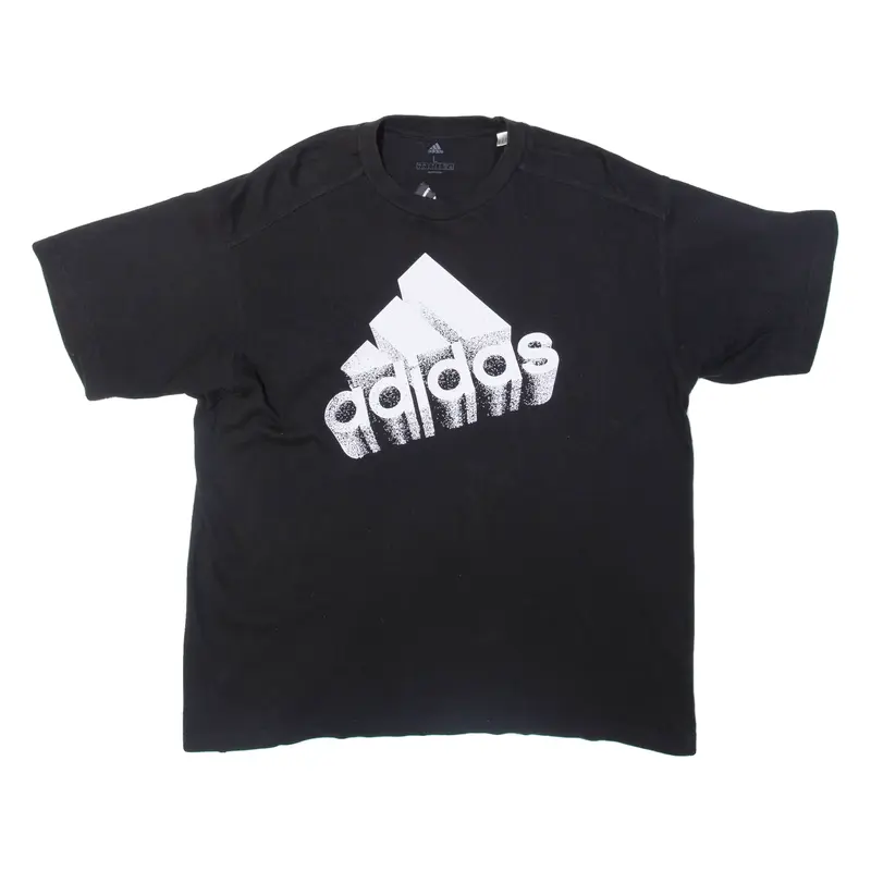 ADIDAS Mens T-Shirt Black L